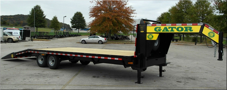 Gooseneck flat bed trailer for sale14k  McDowell County,  North Carolina